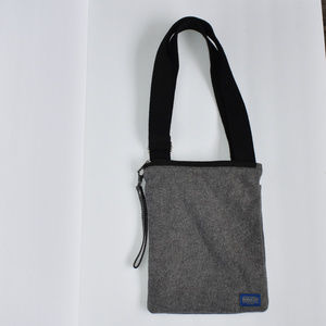 Pendleton Wool Crossbody Purse Bag Pouch Gray